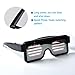 UK BONITOYS LED Glasses Grow Party Favor, Light Up Glasses with Display Pattern, 8 Pattern Optional, USB Charging Glasses for Nightclub, Halloween, Christmas, Birthday Party Supplies