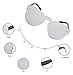GAMT Reflective Rimless Sunglasses Fashion Vintage Eyewear for Unisex