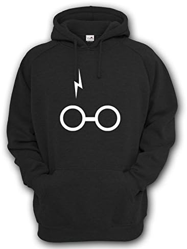 Harry Potter Inspired Glasses and Scar Hoodie