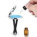 【2Pack】BRIGHTSHOW Car Fragrance Diffuser Vent Clip Car Air Freshener Perfume Clamp Aromatherapy Essential Oil Diffuser Stainless Steel Locket with Vent Clip and 10 Oil Refill Pads
