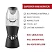 Wine Decanter, Cozysmart Wine Aerator Decanter with No-drip Stand for Red Wine, Multi Stage Design with Gift Box and Travel Pouch, Home and Party Use