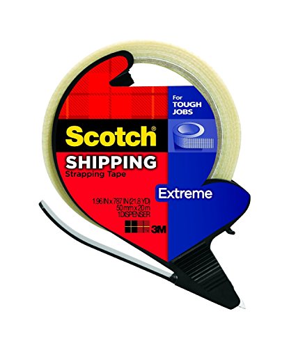 Scotch® Extreme Tape 8959-RD, 1.9 Inches x 21 Yards (2 Rolls)