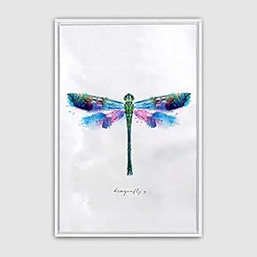 Framed Insect Home Artwork for Living Room Bedroom