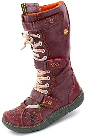 TMA SEELENlook Women's Winter-Boots, Leather/Synthetic Mix, Warm Lining, Multiple Colors, Sizes 3-8 UK, 7086