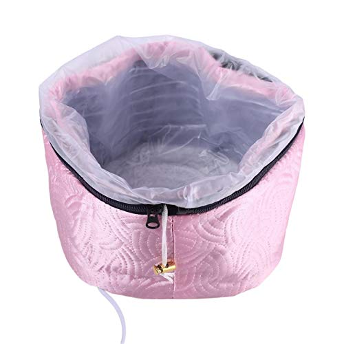 220V Electric Hair Thermal Treatment Beauty Steamer SPA Nourishing Hair Care Cap Waterproof Anti-Electricity Control Heating