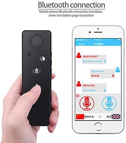 MOGOI Smart Language Translator Device, Instant Offline Language Translator Device Support 40 Languages, Real-time Translation Pocket Voice Translator BT For Learning Travel Business