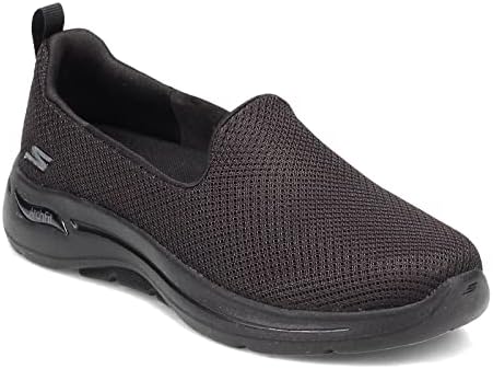 Skechers Women's Go Walk Arch Fit-Grateful Sneakers, Black,