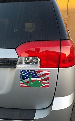 Muslim Registry by Donald Trump Plan Car Decal Sticker 8.5" x 5.3" Statement