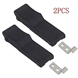 Creatyi 2 PCS Rubber Flexible Black Soft Draw Latches