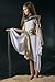 La Mascarade Kids Girls Cleopatra Halloween Costume Egyptian Princess Dress Up & Role Play (3-6 Years) White, Gold
