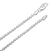 2.2mm Solid 925 Sterling Silver Pallini Style Bead Italian Chain, 30