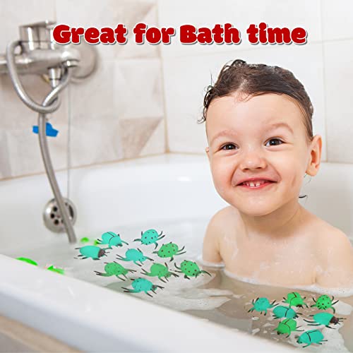 Glow in The Dark Bug Set,12 Pack Stretchy Realistic Insect Toys for Themed Party,Birthday