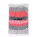 Myobe Women's Fashion Geometric Print Drape Front Cable Knit Cardigan, X-Large, Red