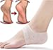 ComfortGear Gel Heel Sleeve - Shock Absorption, Heel Spur, Callous Softener, Heel Support, jogger's Heel, Ankle Support (White)