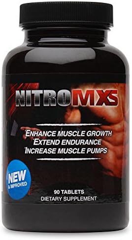 Nitro MXS - 90 Tablets - Enhance Muscle Growth, Extend Endurance, Increase Muscle Pumps (Nitro MXS)