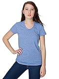 American Apparel Women Tri-Blend Short Sleeve Women's Track T-Shirt