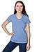 American Apparel Women Tri-Blend Short Sleeve Women's Track T-Shirt