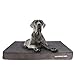 The Dog’s Bed Orthopedic Memory Foam Dog Bed, XXL Grey Plush, Pain Relief for Arthritis, Hip & Elbow Dysplasia, Post Surgery, Lameness, Supportive, Calming, Waterproof Washable Cover