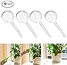 Fashionclubs Plant Watering Globes Small Plant Automatic Self Watering PVC Bulbs Ball,Pack of 4 (Clear)