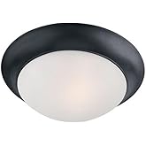 Maxim Lighting 5852FTBK Essentials-585x-3 Light Flush Mount in Early American style-16.5 Inches Wide by 5 inches high