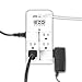EZOPower Desktop Charging Power Strip Surge Protector with 2 AC Outlets, 4 USB Port 2.4A and Built-in Phone/Tablet Holder Stand Slot