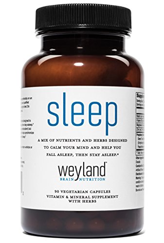 Weyland: Sleep - Designed to Calm Your Mind and Support Sleep (w/6mg of Melatonin, L-Theanine, Ashwagandha, Valerian Root)*