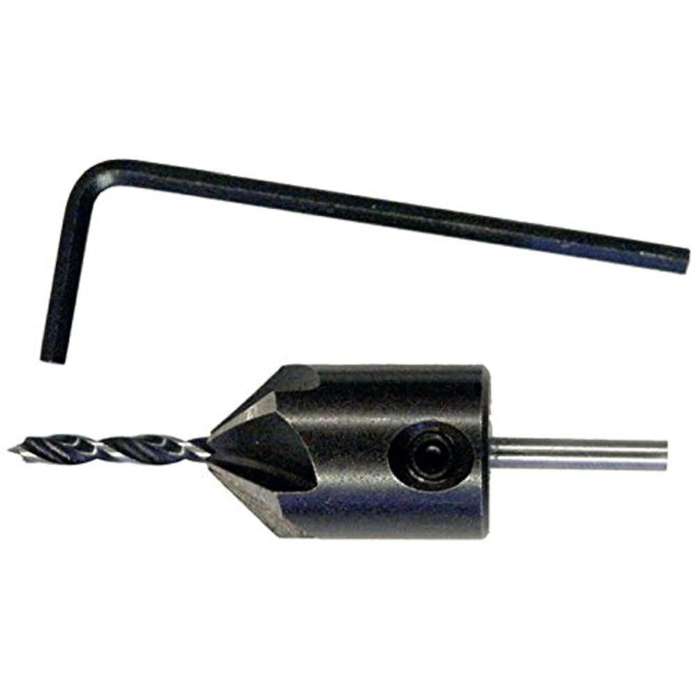 Connex COX969168 Slip-On Countersink with Wood Drill, Silver/Black, 16 x 8 mm
