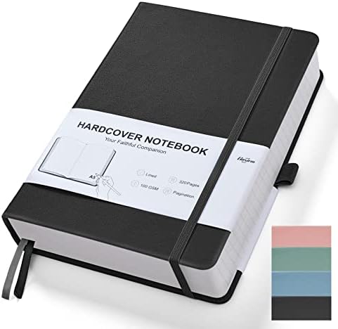 365 Page Thick Lined Journal Notebook For Men Women, B5 Large Leather Journals For Writing, Hardcover Notebooks For Work, School, Note Taking, Business, Travel Diary, College Ruled 7.6" X 10 - View #3