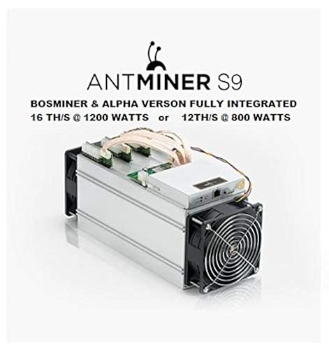 Modified Antminer S9 BOSMINER 16TH/S 1200W Or 12TH/S 800W Most