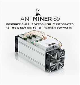 Amazon Com Modified Antminer S9 Bosminer 16th S 1200w Or 12th S 800w Most Efficient Bitcoin Miner Machine Better Than S9j S9i S9 Se And As Efficient As S15 T15 Electronics Amazon Com Modified Antminer S9 Bosminer 16th S 1200w Or 12th S 800w Most Efficient Bitcoin Miner Machine Better Than S9j S9i S9 Se And As Efficient As S15 T15 Electronics