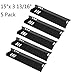 GasSaf 15 inch Heat Plate Replacement for Backyard GBC1460W, GBC1461W, Dyna-glo DGF510SBP, DGF510SSP, Uniflame GBC1059WB, BHG and Others, Porcelain Steel Heat Shield Tent(15