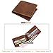 JEEP BULUO Man's Wallet RFID Genuine Leather Business Bifold Flip Purse