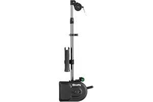 Scotty #1106B Depthpower Electric Downrigger w/ 60-Inch Telescopic Boom & Swivel Base, Rod Holder, Braided Line BLACK