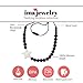 ima-jewelry BPA Free Silicone Teething Necklace for Mom to Wear | Baby Chewbeads Necklace Chew Beads - Safe for Baby | Black