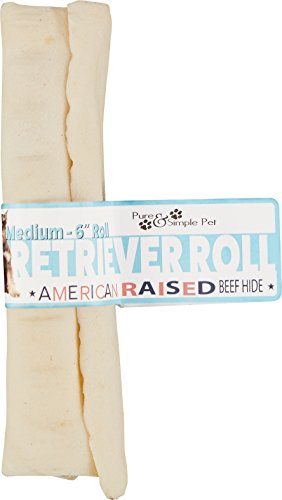 Pure & Simple Pet 6377 1 Count 6" Retriever Roll, Medium