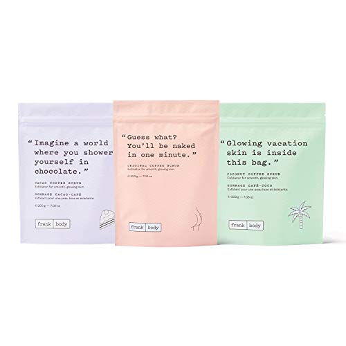 Frank Body Scrub Variety Pack Natural, Vegan, Cruelty Free