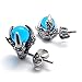 Jonline24h Vintage Stainless Steel Dragon Claw Mens Womens Stud Earrings