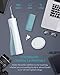 Water Flosser Cordless, X-WAVES 4-Mode Portable Oral Irrigator with Rechargeable 2000 mAh Li-ion Battery for 50 Days of Use, Wireless Charging IPX7 Waterproof Water Jet Pik (White)