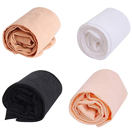 Hicdaw 4Pairs Dance Tights Ballet Tights Footed Tights for Girls