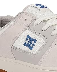 DC Men's Manteca 4 Skate Shoe, TAN/Blue/Gum, 8