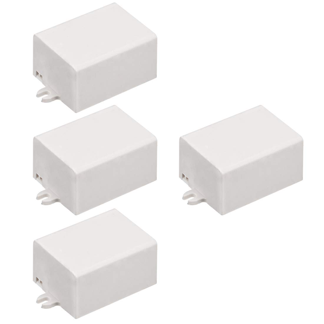 Sourcingmap 4Pcs 46 x 35 x 24mm Electronic Plastic DIY Junction Box Enclosure Case White