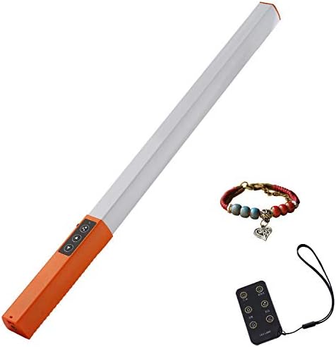 [2017 New Version] Mincheda Portable Handheld Photography Magic Tube Light Features 6-Level Brightness Control, Magic Tube Ice Light with 6 Adjustable Color Temperatures and Remote Control