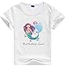 Girls Birthday Tutu Skirts Dress with Mermaid Birthday Girl Tshirt, Headband, Satin Sash (Lavender w/Leggings, 3-4 Years)