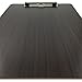 Clipboard Dark Grain Vinyl Surface Low Profile Clip Hardboard Single (Pack of 6)