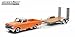 1969 Chevrolet C-10 Pickup Truck Orange & Flatbed Trailer Hitch & Tow Series 2 1/64 by Greenlight 32020C