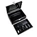 South Main Hardware 810176 Steel Cash Box with 7-Compartment Insert Tray, Black, Medium