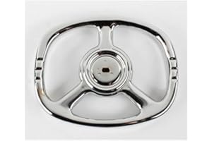 BLUE DIAMOND CLASSICS Pedal Car Parts, Late Murray Oval Steering Wheel, Chrome