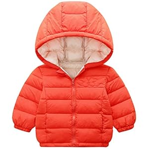 Minizone Donsjas voor kinderen, met capuchon, wintermantel, voor jongens en meisjes, sneeuwpakken