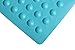 Brooklyn Ice 15.7x27.5-Inch Anti Slip Suction Bath Mat, Blue