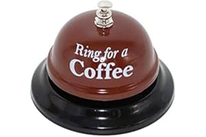 KiaoTime Desk Kitchen Bar Counter Top Service Call Bell Ring for Coffee, Desk Top Bell Ring for Service Call, Stage Hens Party Wedding Accessory